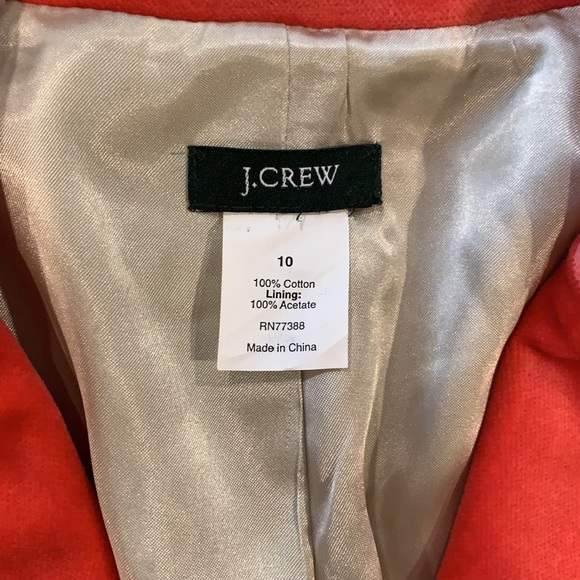 J. Crew Ecole Velvet Women's Blazer Size 10 - Picture 8 of 10